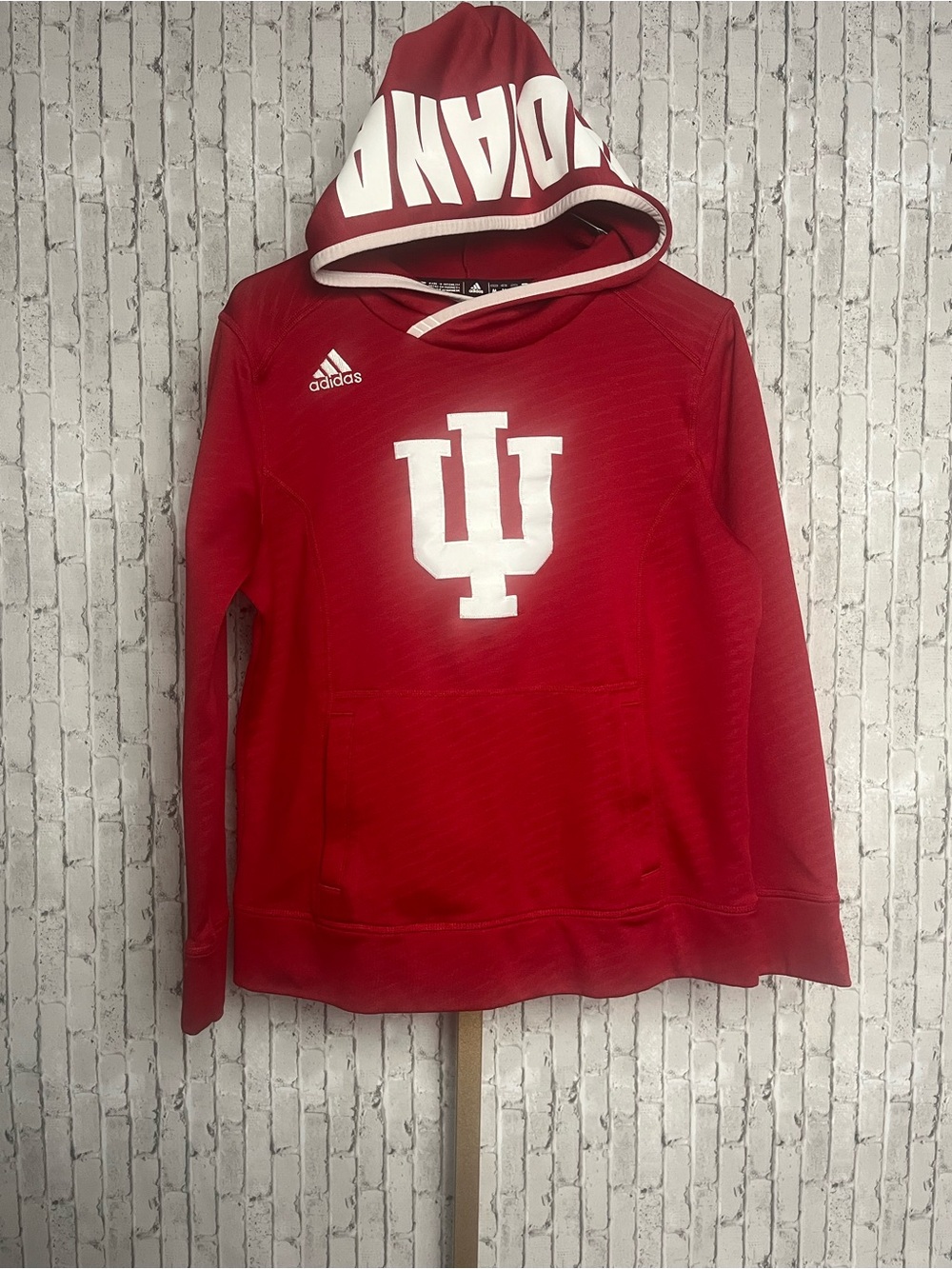Adidas Climalite Indiana University Hoosiers Pullover Hoodie size medium